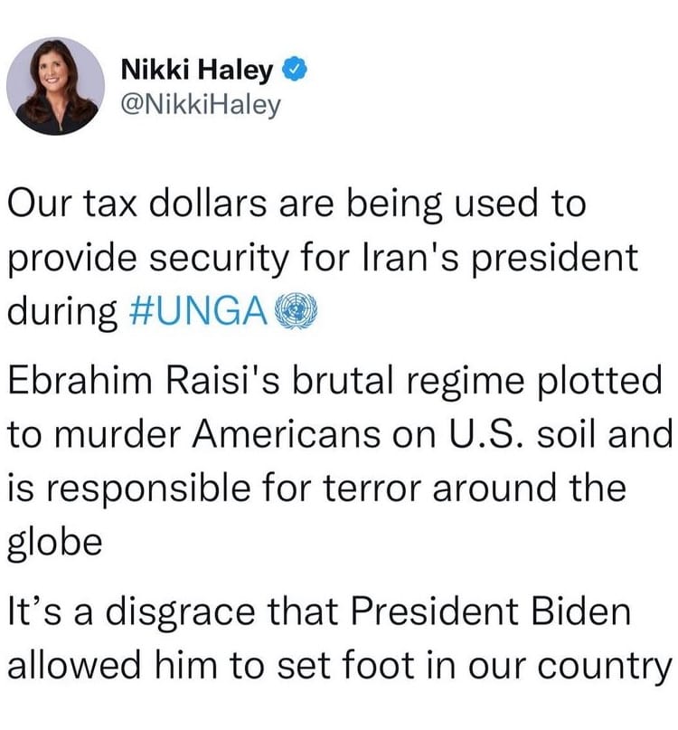Nikki haley tweet