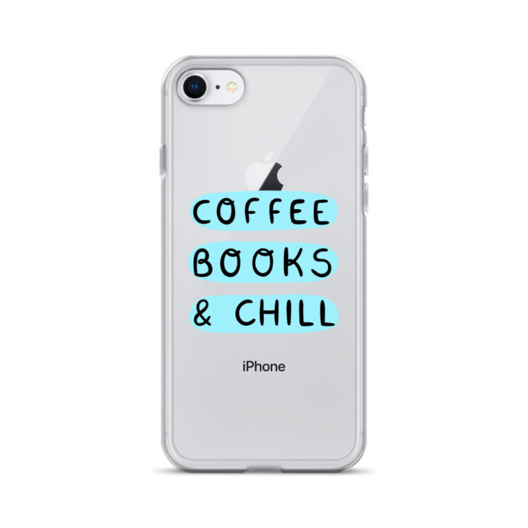 coffee books chill iphone case
